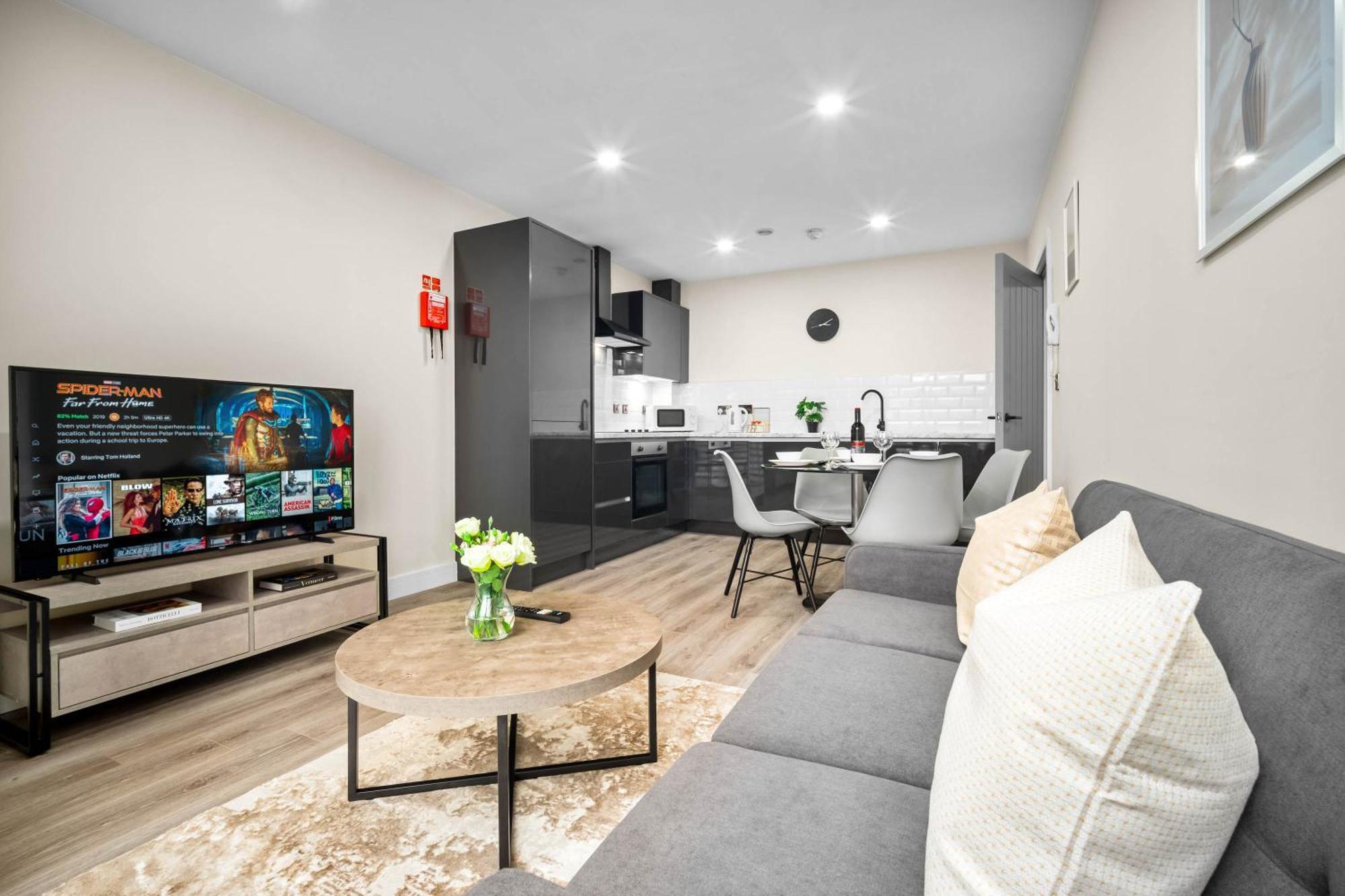 New Luxury Two Bedroom Apartment - City Centre - Netflix - Wifi - Top Rated - Jq 8Ah Бірмінгем Екстер'єр фото